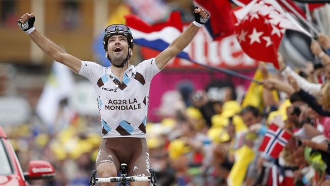 Christophe Riblon logró su primera victoria en el Tour de Francia 2013