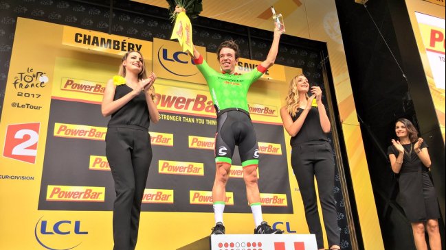Rigoberto Urán dominó en Chambéry y consiguió su primera victoria en el Tour de Francia