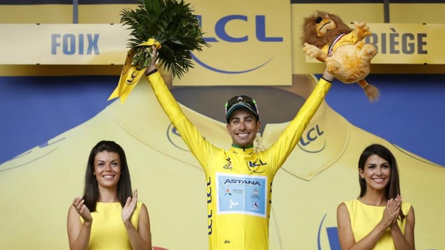 Fabio Aru mantuvo su ventaja sobre Chris Froome en el liderato del Tour de Francia