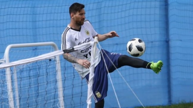 Argentina practicó a puertas cerradas de cara al duelo ante Islandia