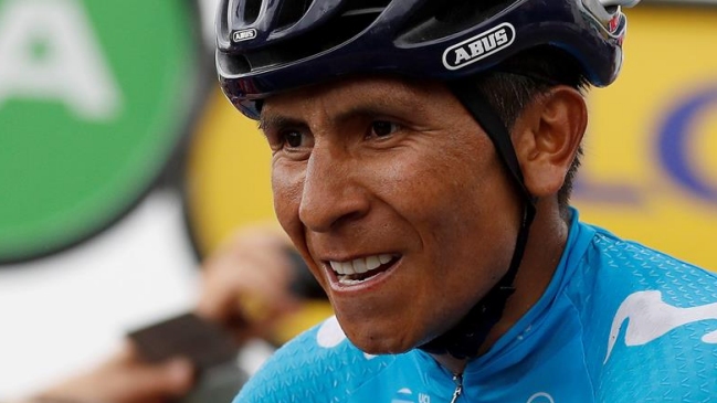 Nairo Quintana sufrió una caída en la etapa 18 del Tour de Francia