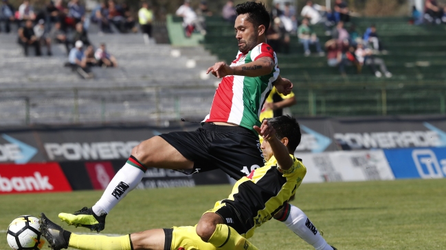 San Luis derrotó a Palestino y amargó el retorno de Luis Jiménez al fútbol chileno