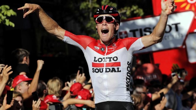 Jelle Wallays se adjudicó la 18ª etapa de la Vuelta a España