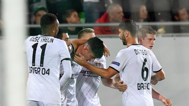 Bayer Leverkusen dio vuelta el marcador y se impuso a Ludogorets por Europa League