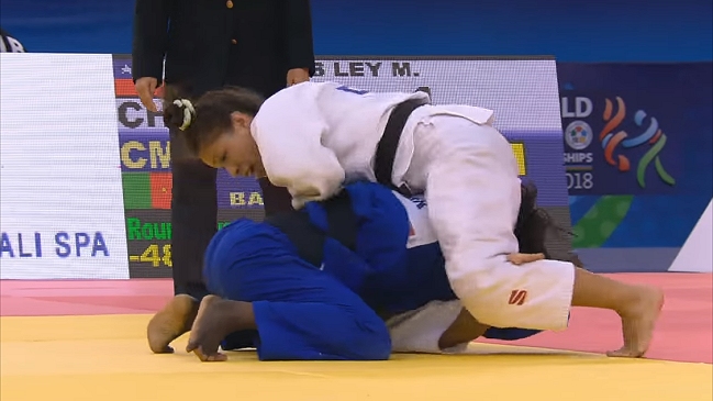 Mary Dee Vargas se despidió en tercera ronda del Mundial de judo