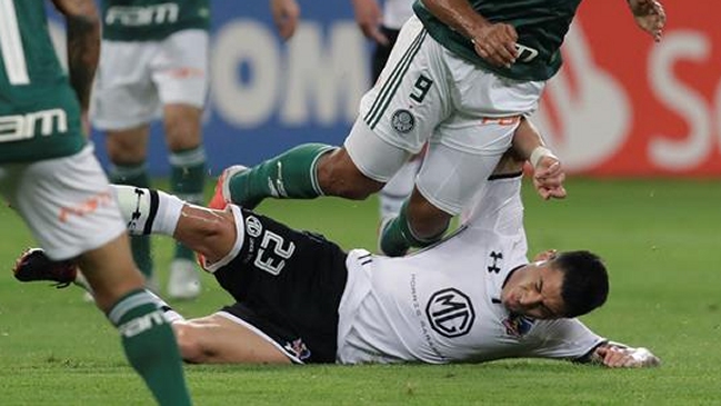 Claudio Baeza sufrió un esguince ante Palmeiras y será baja ante Unión Española
