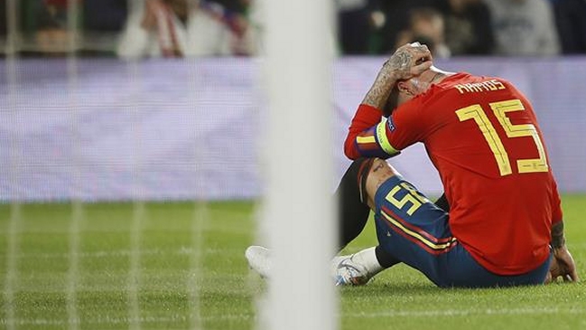 Sergio Ramos: Lamentamos haber regalado el primer tiempo contra Inglaterra