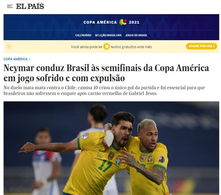 Fotos La mesurada reacción de la prensa brasileña tras la eliminación