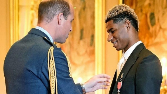 Fotos Marcus Rashford recibió medalla como Miembro de la Orden al