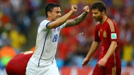 La FIFA saludó a Aránguiz en su cumpleaños recordando su tremenda actuación ante España