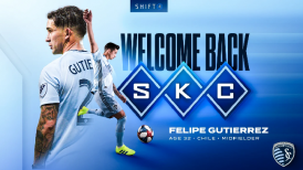 De vuelta en la MLS: Felipe Gutiérrez regresó a Sporting Kansas City