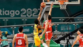 Santiago 2023: Chile sufrió una durísima derrota ante Brasil en el baloncesto masculino