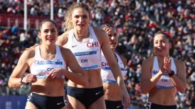 Chile clasificó a la final del 4x100 femenino en el atletismo de Santiago 2023