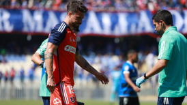 Juan Pablo Gómez será baja por una lesión muscular que lo afectó ante Huachipato