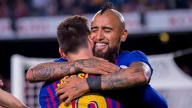 Con Messi incluido: Arturo Vidal recordó hito de FC Barcelona en la Champions