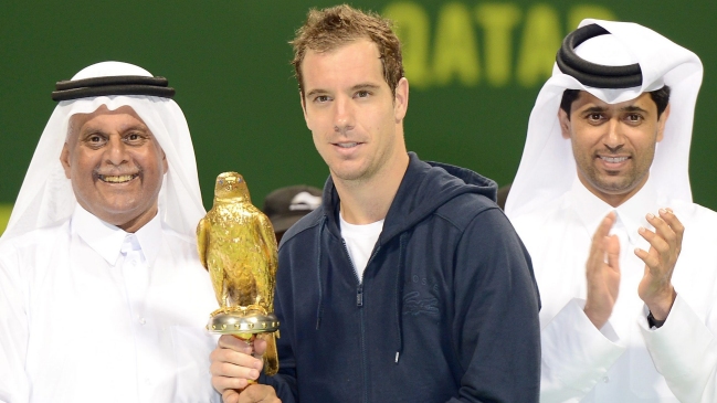 El francés Richard Gasquet se coronó campeón en Doha