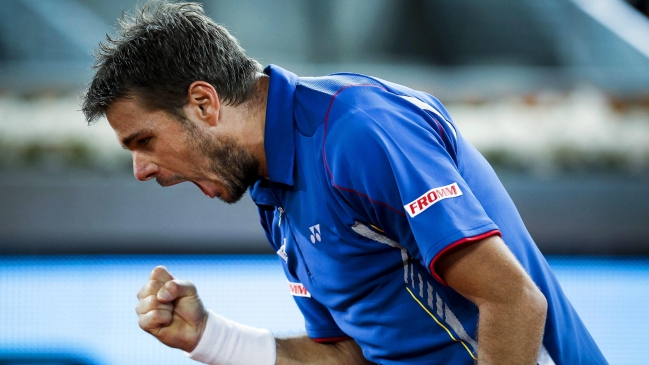 Stanislas Wawrinka avanzó a semifinales en Madrid tras batir a Tsonga