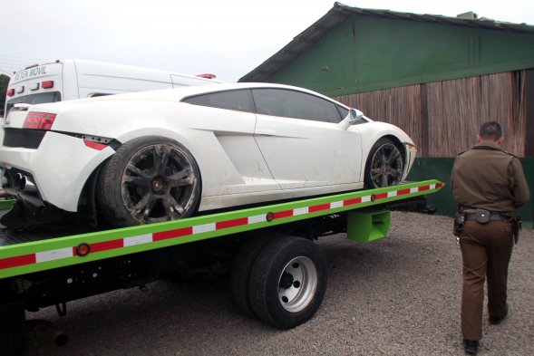 Fotos] Así quedó el Lamborghini que chocó Felipe Flores 