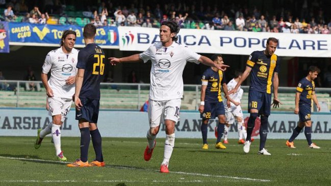 Fiorentina goleó a Hellas Verona en un entretenido partido por la liga de Italia