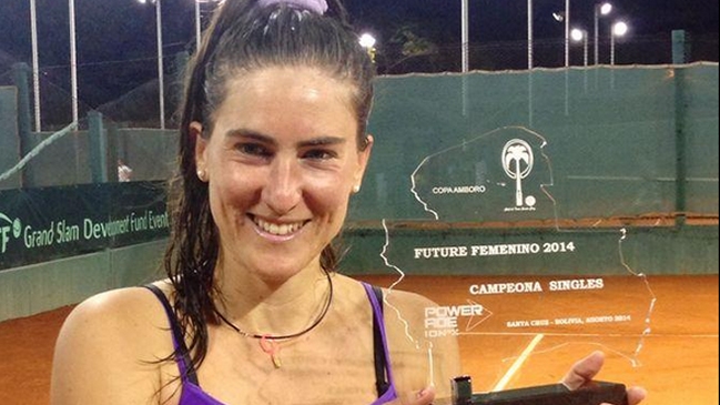 Andrea Koch se coronó campeona del torneo ITF de Santa Cruz