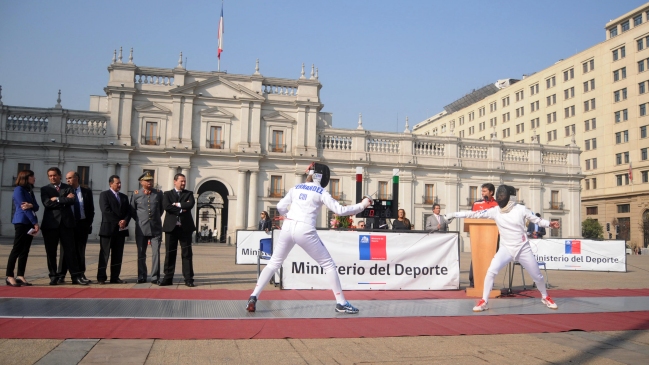 Panamericano de Esgrima fue lanzado en la Plaza de la Constitución