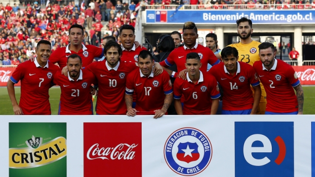 Chile bajó al noveno lugar en el ránking mundial de la FIFA