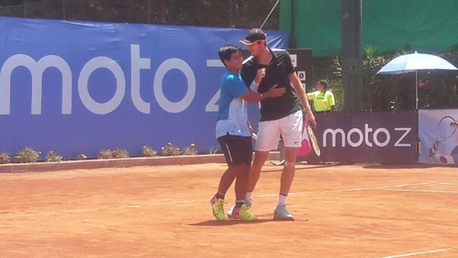 Nicolás Jarry también ganó la corona de dobles en el Chile F8