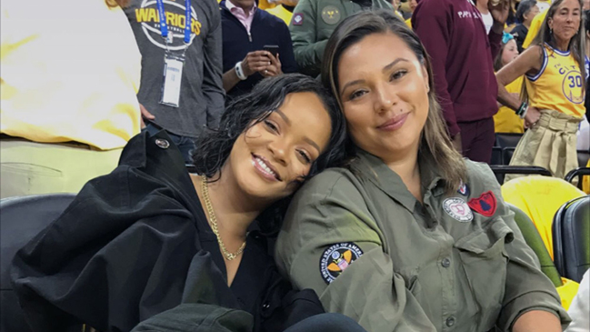 Rihanna se robó la película en final de la NBA