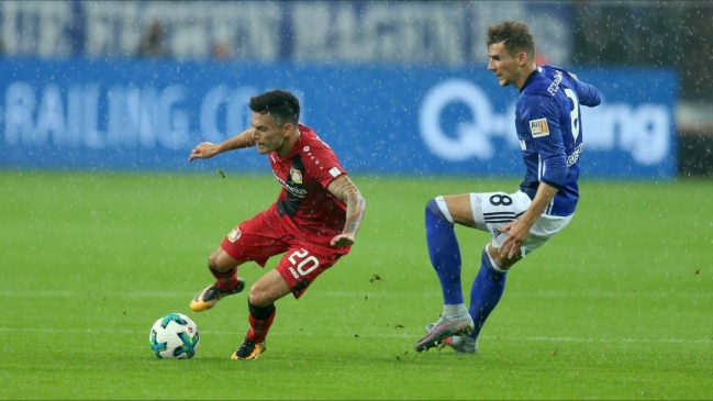 Charles Aránguiz participó en la paridad de Bayer Leverkusen ante Schalke 04