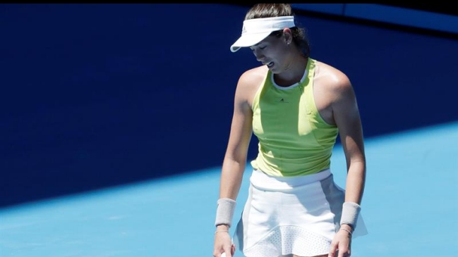 Garbiñe Muguruza fue eliminada en segunda ronda del Abierto de Australia