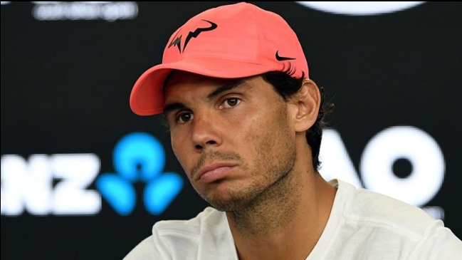 Rafael Nadal estará tres semanas de baja tras lesión sufrida en Melbourne