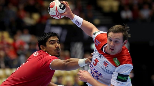 Chile sufrió ante el poderoso Noruega su tercera derrota en el Mundial de Balonmano