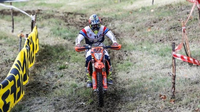 Matteo de Gavardo competirá este domingo en el Nacional de Enduro de España