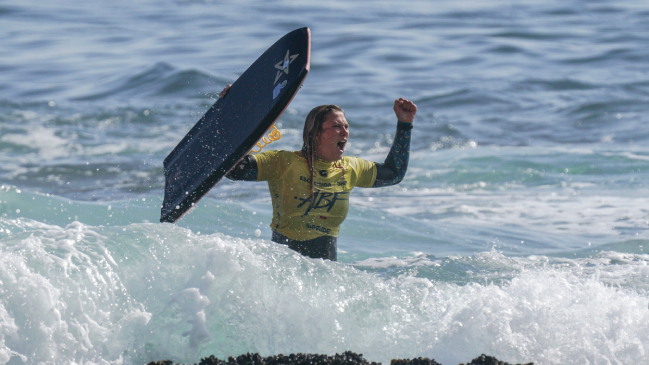 La española Alexandra Rinder se coronó en el Antofagasta Bodyboard Festival