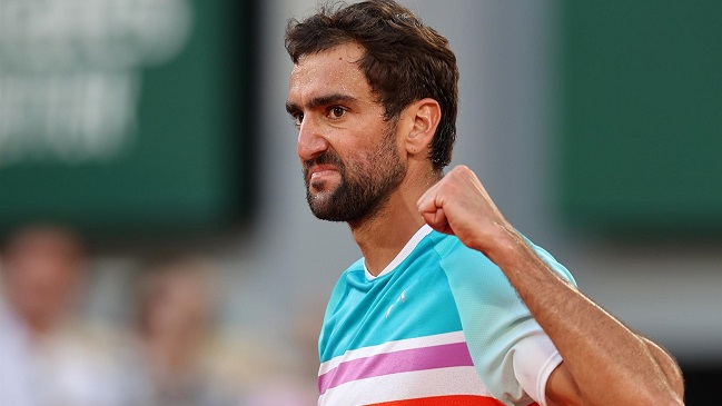 Marin Cilic jugará su primera semifinal en Roland Garros tras derrotar a Rublev