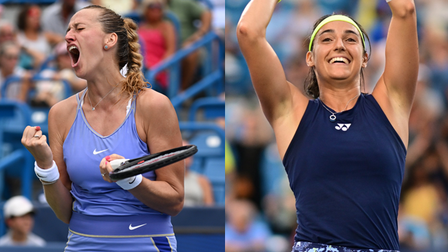 Petra Kvitova y Caroline García definirán el título femenino en Cincinnati