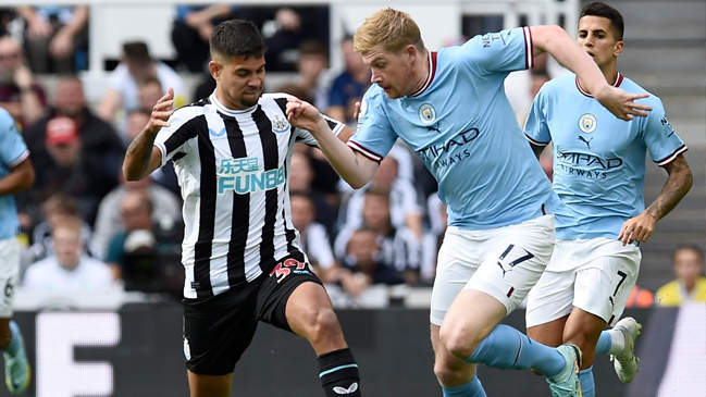 Newcastle y Manchester City firmaron una vibrante igualdad por la liga inglesa