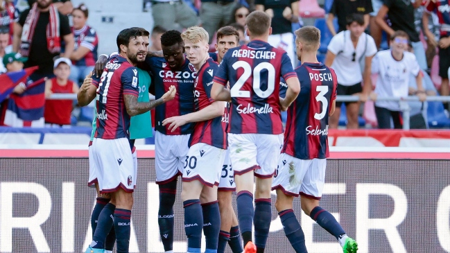 Gary Medel afirmó la zaga de Bologna en remontada ante Fiorentina