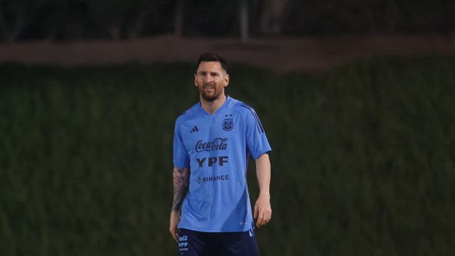 Lionel Messi entrenó con normalidad a dos días del debut de Argentina en Qatar 2022