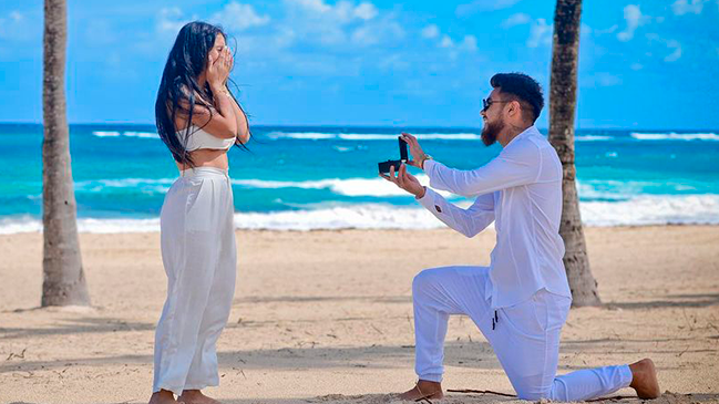 [Fotos] Paulo Díaz pidió matrimonio a su pareja Fernanda Arenas durante