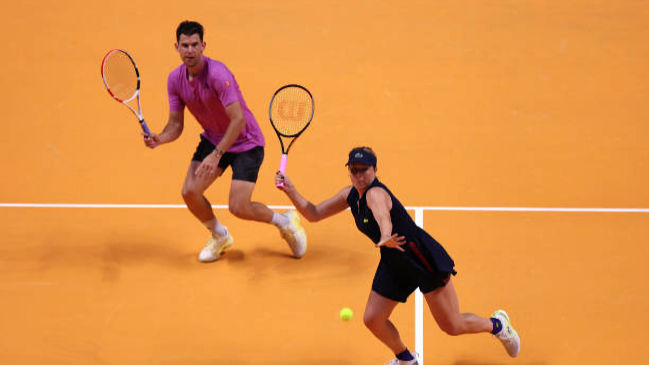 Pavlyuchenkova and Dominic Thiem gave the Hawks the Dubai Tennis League title