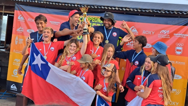 Juveniles de Chile lograron podio en el Sudamericano en Surf