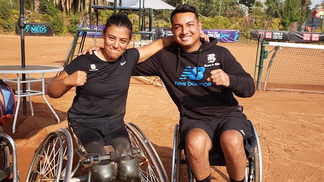 Macarena Cabrillana y Alexander Cataldo se coronaron en los dobles del Chilean Open