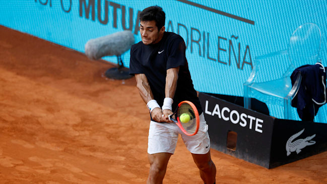 Cristian Garin fue eliminado del Masters 1.000 de Madrid pese a batallar ante Taylor Fritz