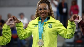 Santiago 2023: Rebeca Andrade ganó su segundo oro en la gimnasia artística