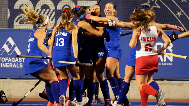 Chile logró triunfazo sobre Canadá y garantizó su paso a semis del hockey césped femenino