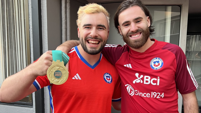 El divertido encuentro entre Ben Brereton y el medallista de oro Lucas Nervi