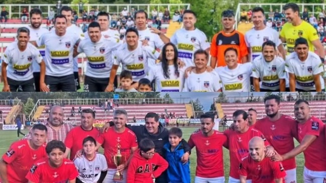 Históricos del fútbol chileno participaron en despedida de Mauricio Zenteno