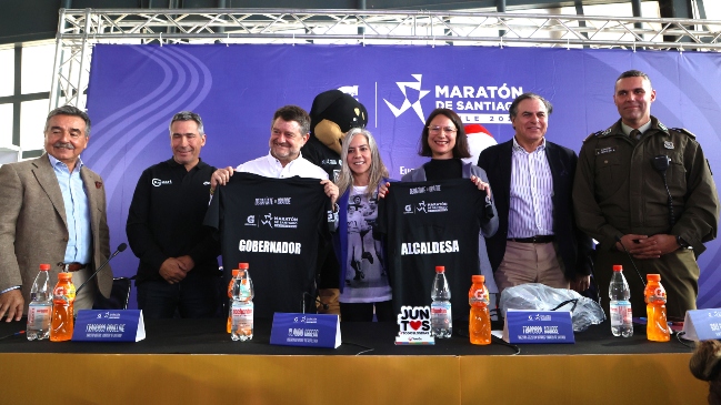 Autoridades dieron puntapié inicial al Maratón de Santiago 2024