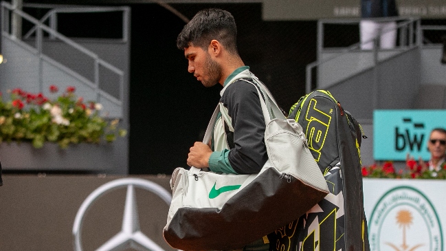 Carlos Alcaraz cayó con Rublev en Madrid y peligra su lugar en el podio de la ATP